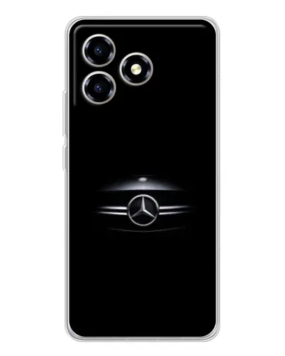 Чехол для ZTE Blade A36 с картинкой «Mercedes — абстрактные линии»
