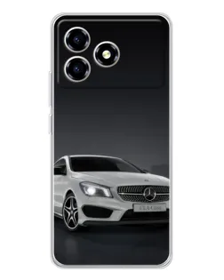 Чохол для ZTE Blade A36 з картинкою «Mercedes AMG GT Silver»