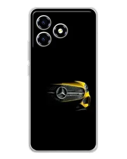 Чехол для ZTE Blade A36 с картинкой «Mercedes — ретро стиль»