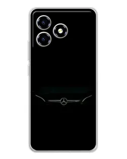 Чехол для ZTE Blade A36 с картинкой «Mercedes Stealth Look»
