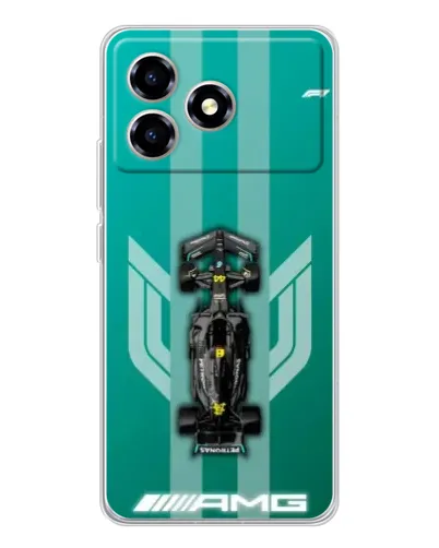 Чехол для ZTE Blade A36 с картинкой «Mercedes AMG Petronas»