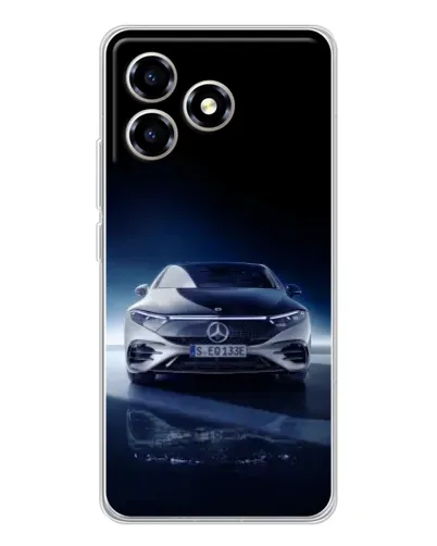 Чехол для ZTE Blade A36 с картинкой «Ночной Mercedes EQ»
