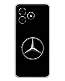 Чехол для ZTE Blade A36 с картинкой «Mercedes классический лого»