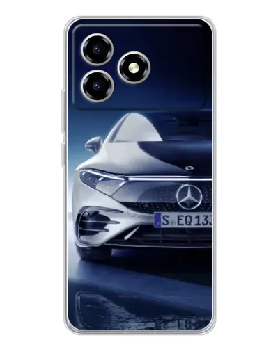 Чехол для ZTE Blade A36 с картинкой «Mercedes EQ — будущее»