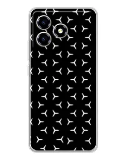 Чохол для ZTE Blade A36 з картинкою «Mercedes паттерн зірок»