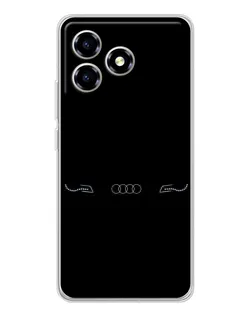 Чохол для ZTE Blade A36 з картинкою «Audi — світловий підпис»