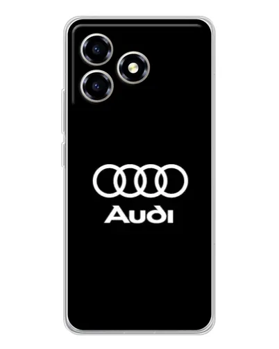 Чехол для ZTE Blade A36 с картинкой «Классическое лого Audi»