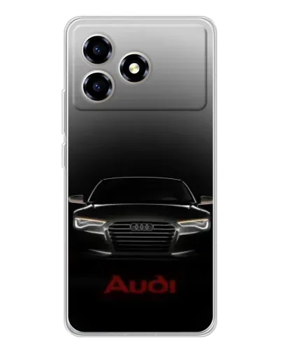 Чехол для ZTE Blade A36 с картинкой «Audi — градиентный контур»