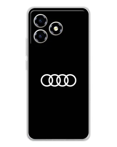 Чехол для ZTE Blade A36 с картинкой «Audi White Logo»