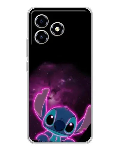 Чехол для ZTE Blade A36 с картинкой «Неоновый Stitch»