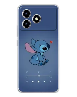 Чехол для ZTE Blade A36 с картинкой «Музыкальный Stitch» Чехол для ZTE Blade A36 с картинкой «Музыкальный Stitch»