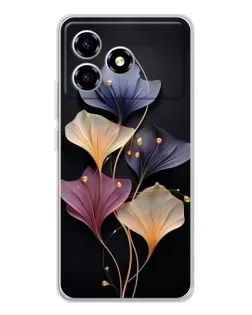 Чехол для ZTE Blade A36 с картинкой «Лиловые цветы грации»