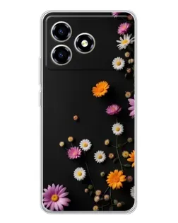 Чехол для ZTE Blade A36 с картинкой «Цветочная композиция»