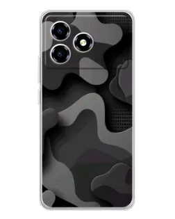 Чохол для ZTE Blade A36 з картинкою «Темний абстрактний камуфляж» Чохол для ZTE Blade A36 з картинкою «Темний абстрактний камуфляж»