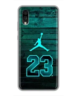 Чехол для ZTE Blade A5 (2020) с картинкой «Jordan Cyan 23»