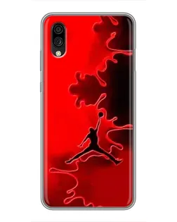 Чехол для ZTE Blade A5 (2020) с картинкой «Jordan Red Smoke»