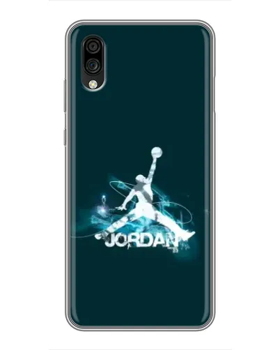 Чехол для ZTE Blade A5 (2020) с картинкой «Jordan Blue Fire» Чехол для ZTE Blade A5 (2020) с картинкой «Jordan Blue Fire»