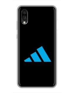 Чехол для ZTE Blade A5 (2020) с картинкой «Adidas Cyan Logo»