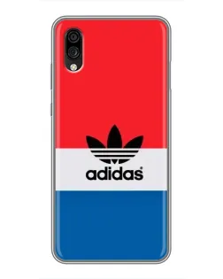 Чехол для ZTE Blade A5 (2020) с картинкой «Ретро блоки Adidas»