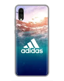 Чехол для ZTE Blade A5 (2020) с картинкой «Океанская глубина адидас»