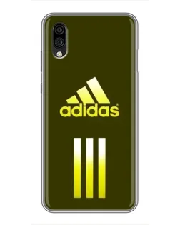 Чехол для ZTE Blade A5 (2020) с картинкой «Оливковый градиент Adidas»