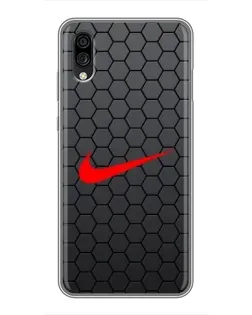 Чехол для ZTE Blade A5 (2020) с картинкой «Nike — карбоновая сетка» Чехол для ZTE Blade A5 (2020) с картинкой «Nike — карбоновая сетка»