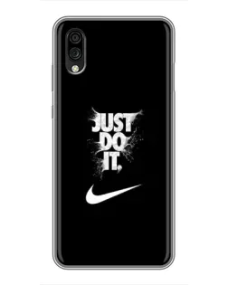 Чехол для ZTE Blade A5 (2020) с картинкой «Текстовый принт Nike» Чехол для ZTE Blade A5 (2020) с картинкой «Текстовый принт Nike»