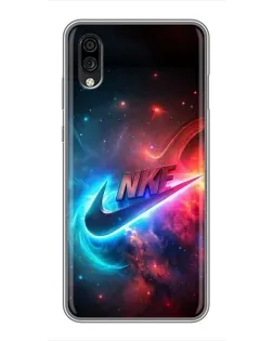 Чехол для ZTE Blade A5 (2020) с картинкой «Огненный логотип Nike» Чехол для ZTE Blade A5 (2020) с картинкой «Огненный логотип Nike»