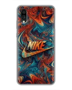 Чехол для ZTE Blade A5 (2020) с картинкой «Nike в абстракции» Чехол для ZTE Blade A5 (2020) с картинкой «Nike в абстракции»