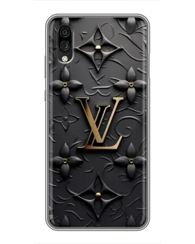 Чехол для ZTE Blade A5 (2020) с картинкой «Кожаная текстура LV»