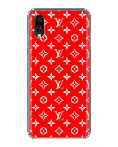 Чехол для ZTE Blade A5 (2020) с картинкой «Яркий паттерн LV»