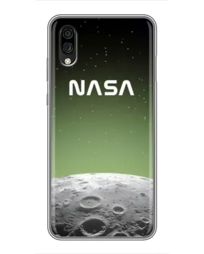 Чехол для ZTE Blade A5 (2020) с картинкой «NASA — лунный градиент»