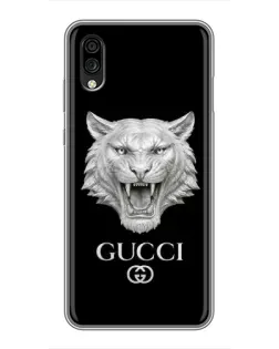 Чехол для ZTE Blade A5 (2020) с картинкой «Gucci — серебряный лев» Чехол для ZTE Blade A5 (2020) с картинкой «Gucci — серебряный лев»