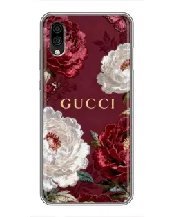 Чехол для ZTE Blade A5 (2020) с картинкой «Gucci — бордовые розы» Чехол для ZTE Blade A5 (2020) с картинкой «Gucci — бордовые розы»