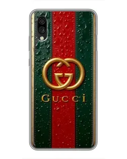 Чехол для ZTE Blade A5 (2020) с картинкой «Gucci — фирменная полоса и золото» Чехол для ZTE Blade A5 (2020) с картинкой «Gucci — фирменная полоса и золото»