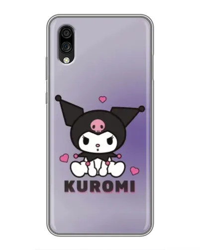 Чехол для ZTE Blade A5 (2020) с картинкой «Kuromi — фиолетовый арт»