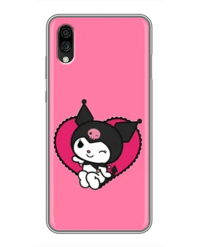 Чехол для ZTE Blade A5 (2020) с картинкой «Kuromi — любовь в сердце»