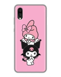 Чехол для ZTE Blade A5 (2020) с картинкой «My Melody и Kuromi» Чехол для ZTE Blade A5 (2020) с картинкой «My Melody и Kuromi»