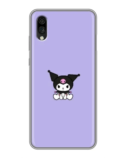 Чехол для ZTE Blade A5 (2020) с картинкой «Kuromi — фиолетовый минимализм»