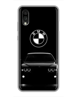 Чехол для ZTE Blade A5 (2020) с картинкой «BMW — взгляд из темноты»