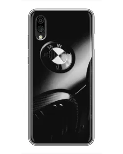 Чехол для ZTE Blade A5 (2020) с картинкой «Эмблема BMW — макро»