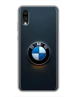 Чехол для ZTE Blade A5 (2020) с картинкой «Логотип BMW — минимализм»