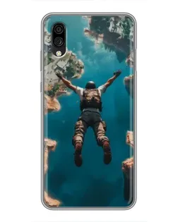Чехол для ZTE Blade A5 (2020) с картинкой «PUBG — свободное падение»