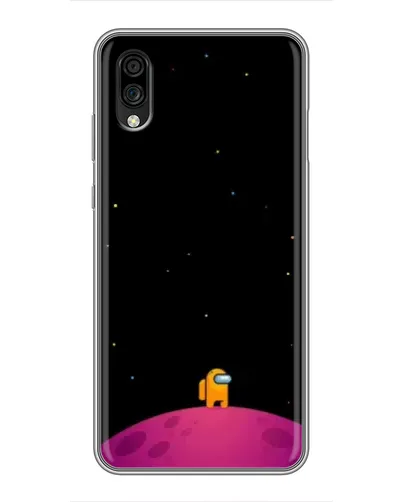 Чехол для ZTE Blade A5 (2020) с картинкой «Одинокий герой на планете»
