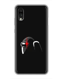 Чехол для ZTE Blade A5 (2020) с картинкой «Among Us шлем» Чехол для ZTE Blade A5 (2020) с картинкой «Among Us шлем»