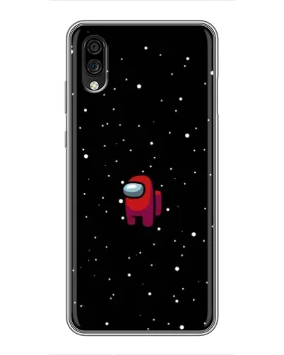 Чехол для ZTE Blade A5 (2020) с картинкой «Красный Among Us»