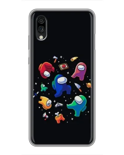 Чехол для ZTE Blade A5 (2020) с картинкой «Among Us космос»