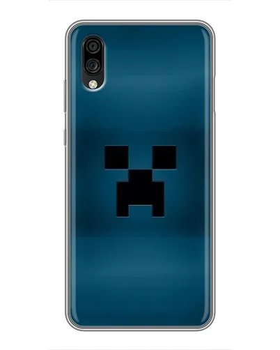 Чехол для ZTE Blade A5 (2020) с картинкой «Крипер текстура»