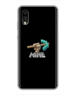 Чехол для ZTE Blade A5 (2020) с картинкой «Алмазная кирка»