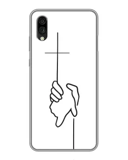 Чехол для ZTE Blade A5 (2020) с картинкой «Рука держит» Чехол для ZTE Blade A5 (2020) с картинкой «Рука держит»